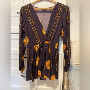 Never worn Purple/Orange XS Romper